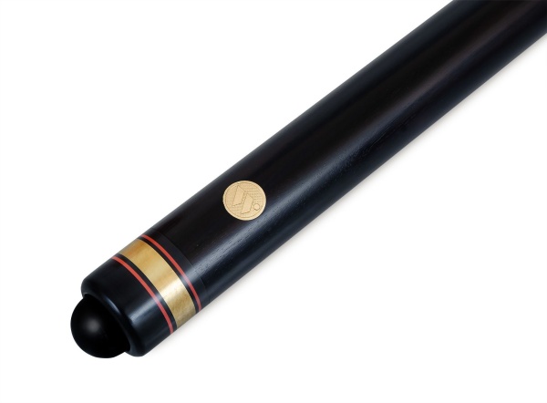 Двухсоставной бильярдный кий для русской пирамиды Weekend "Шахматы" (черный граб, падук, термограб)