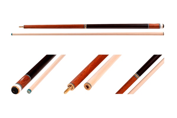 Кий / пирамида 2-pc "Supernova Enjoy" (граб, черный граб, шелковое дерево), с удлинителем