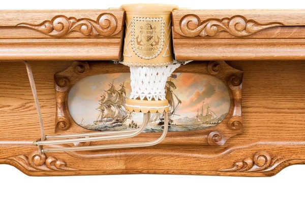 Бильярдный стол для русской пирамиды "Адмирал" (12 футов, ясень, сланец 45мм)