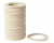 Кольцо пластиковое для шафта упаковка 25 шт. (белое, 1.6мм, н/д 25мм, в/д 16мм)